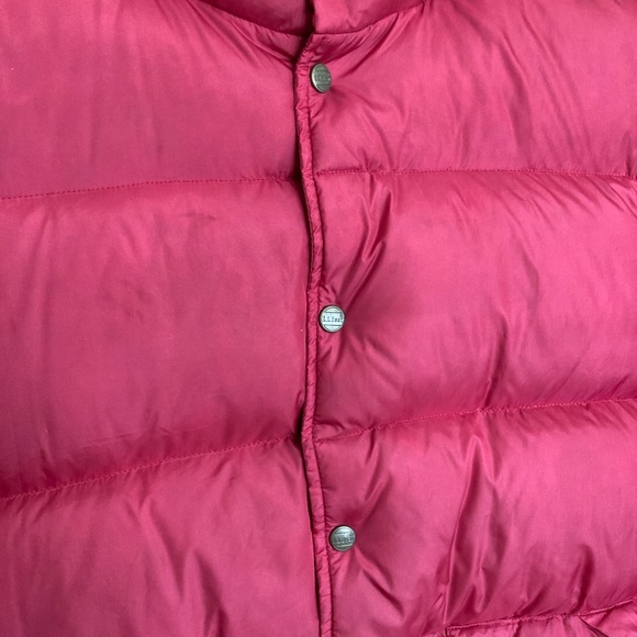 Vintage LLBean Red Down Puffer Vest Men’s Size Large - Picture 9 of 9